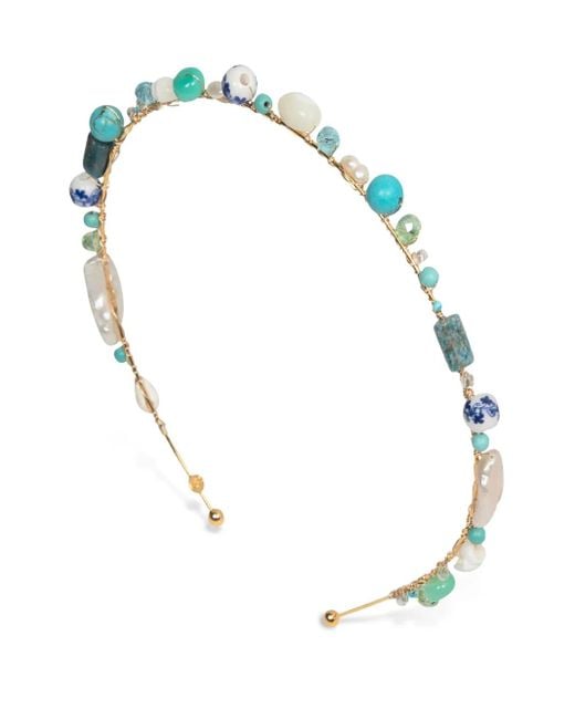 Jennifer Behr Marietta Headband Metallic