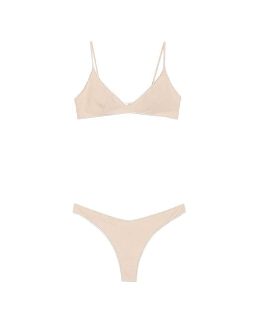 Mc2 Saint Barth White Paloma Overlock Bikini
