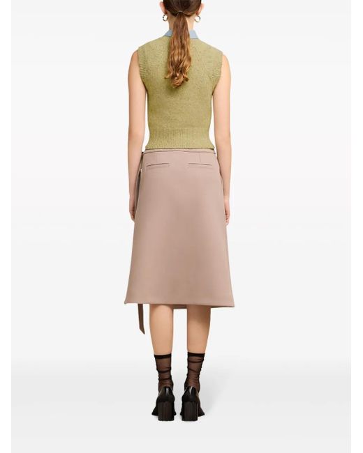 AMI Top Met Geborduurd Logo in het Green