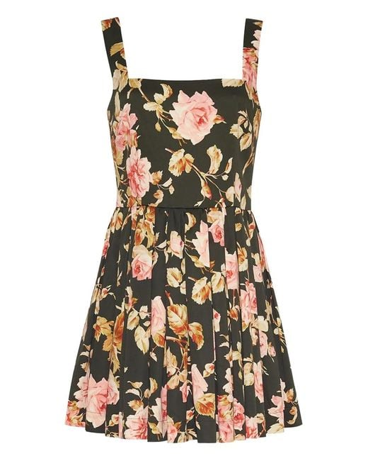 Cara Cara Black Basil Midi Dress