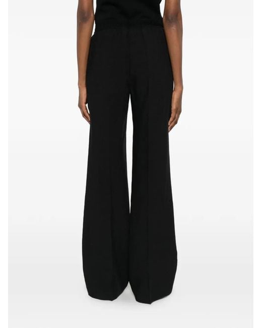 ERMANNO FIRENZE Black Elasticated Trousers