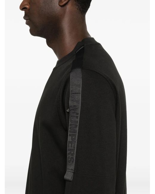 Parajumpers Black Crew-Neck Sweatshirt for men