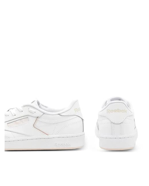 Baskets Club C 85 En Cuir Reebok en coloris White