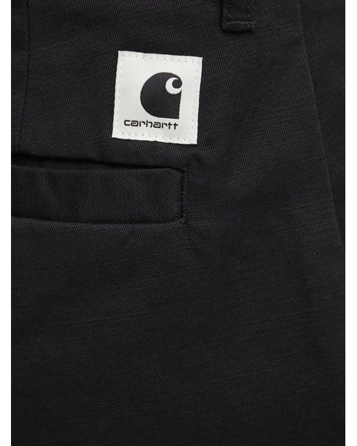 Carhartt Black Logo-Patch Trousers