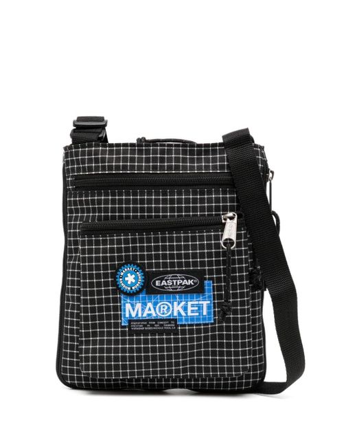Eastpak Black X Market Studios Rusher Shoulder Bag for men