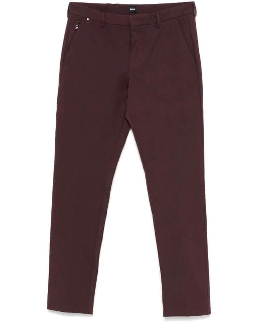 Boss Purple Kaito Trousers for men