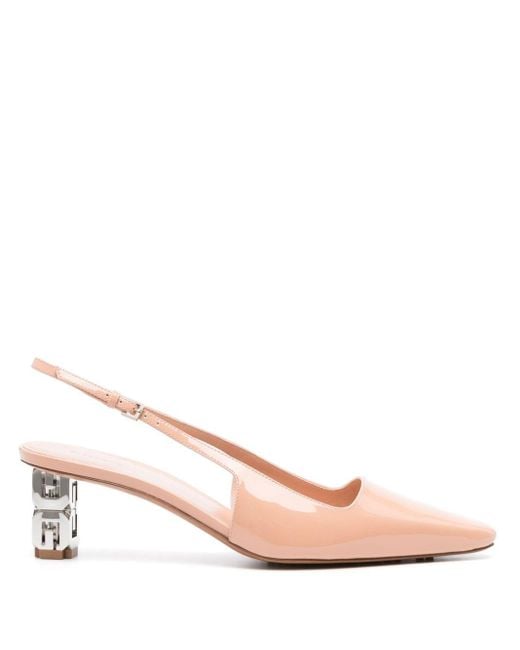 Givenchy Pink G Cube 50mm Pumps