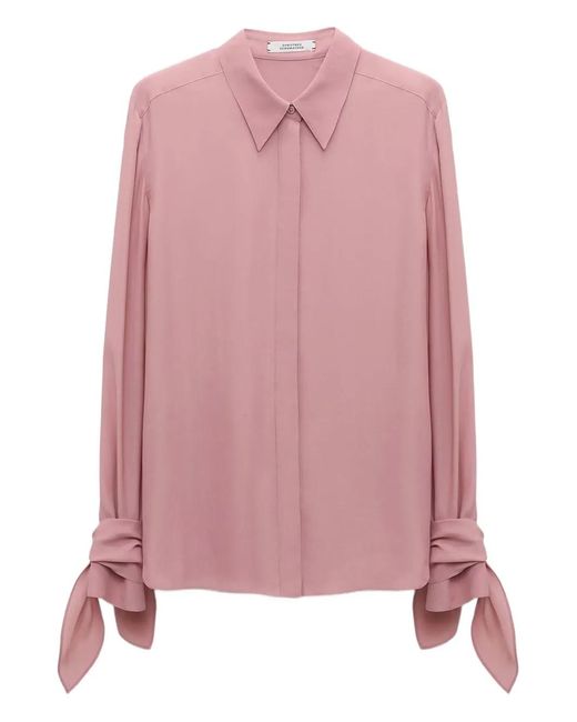 Dorothee Schumacher Pink Soft Vibes Tie-Detail Blouse