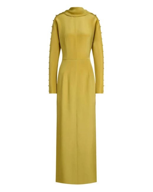 12 STOREEZ シルクマキシドレス Yellow