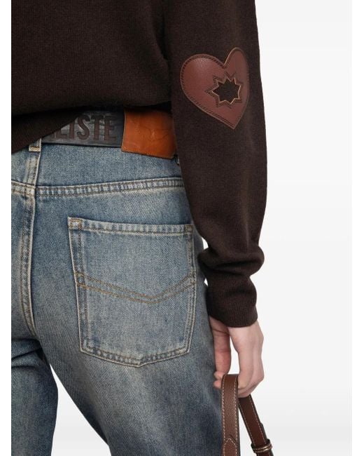Zadig & Voltaire Black Cici Ws Patch Heart