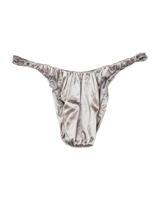 Isa Boulder White Tinytwist Bikini Bottom