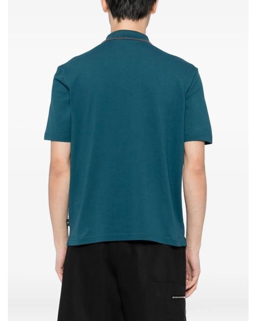 メンズ Paul Smith トリムプラケット シャツ Blue