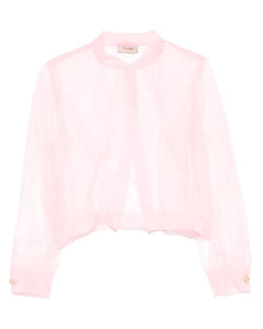 Twinset Pink Organza Jacket