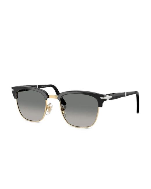 Persol Gray Square-Frame Sunglasses