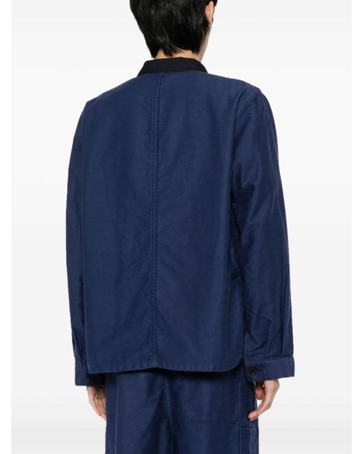 Giacca-camicia monopetto di Sacai in Blue da Uomo
