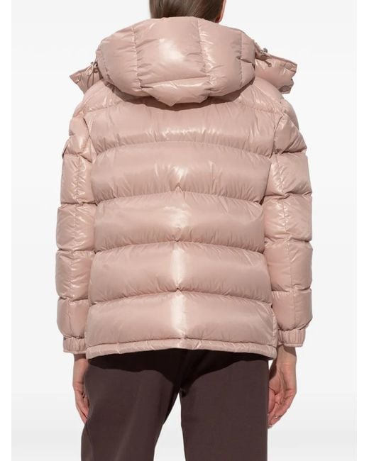 Moncler Pink Maire Hooded Down Jacket