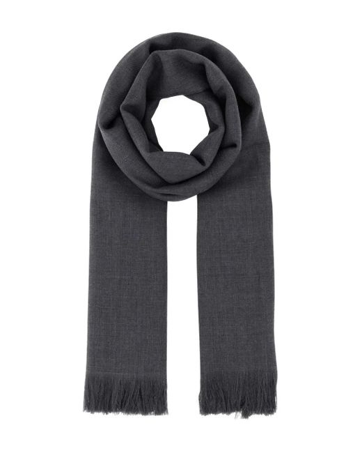 Weekend by Maxmara Black Schal Mit Fransen