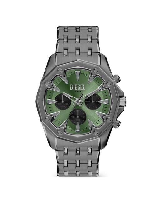 DIESEL Gray Stinger Chronograph 46Mm Watch for men