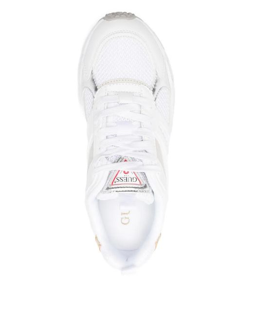 Guess White Bevalli Sneakers