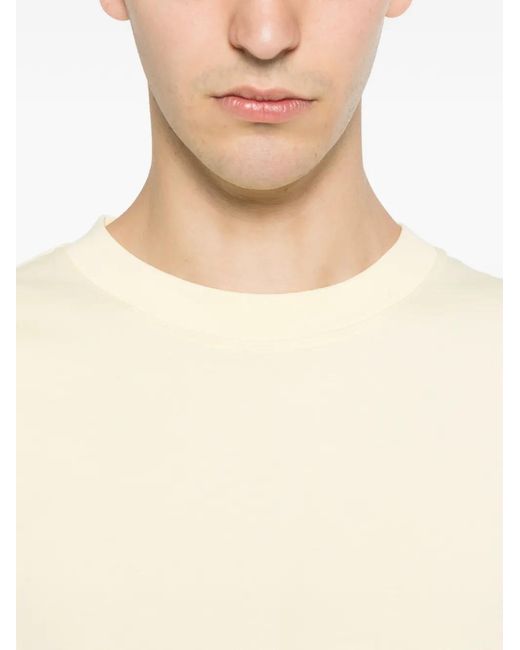 Sandro White Cotton T-Shirt for men