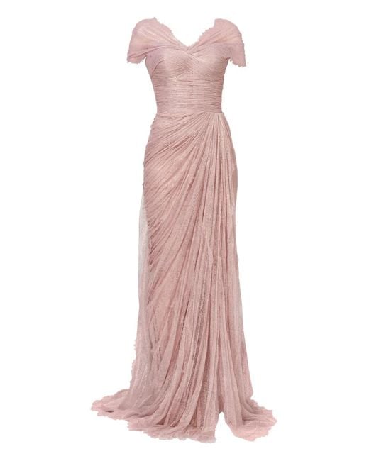 IRIS SERBAN Pink Elisabeth Dress