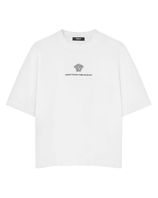 Versace Medusa T-Shirt in White für Herren
