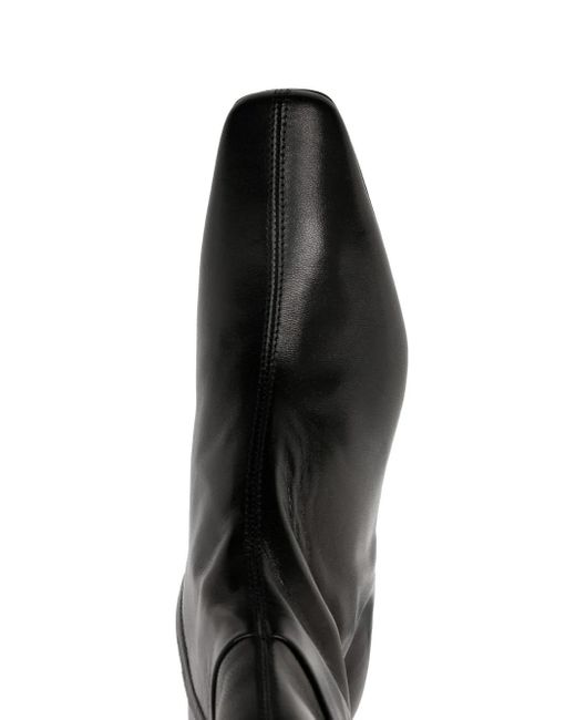 Tom Ford Black 40Mm Knee-Length Leather Boots