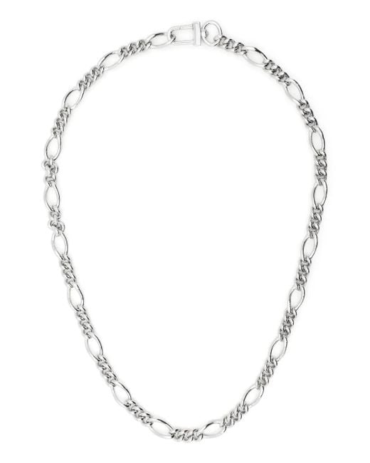 Maria Black White Azar Chain-Link Necklace