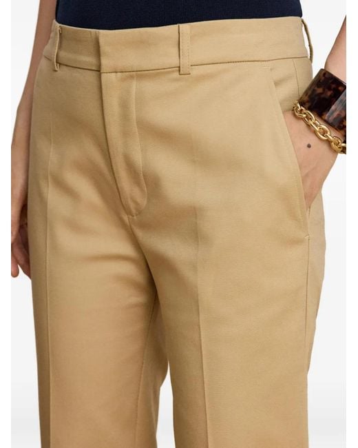 Ralph Lauren Natural Double-Faced Slim-Fit Trousers