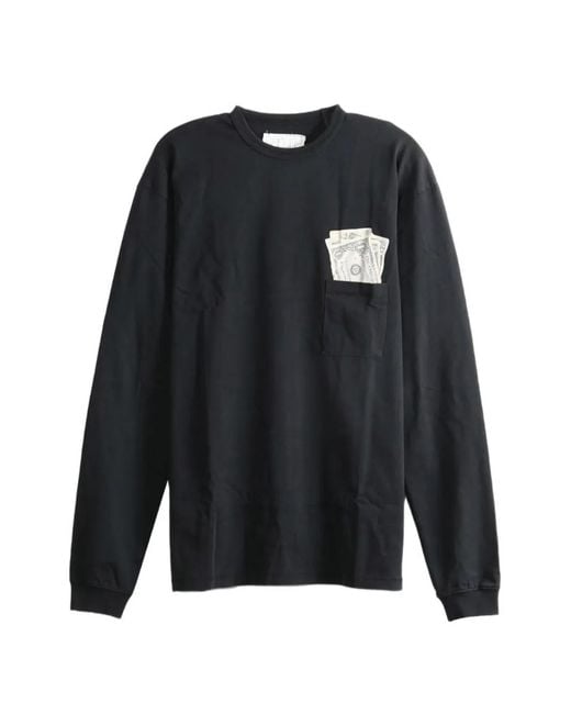 ERL Blue Money Long-Sleeve T-Shirt