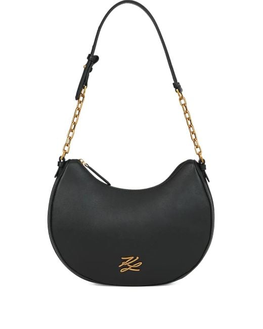 Karl Lagerfeld Black Medium K/Autograph Shoulder Bag
