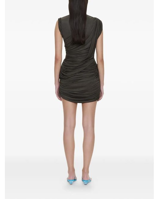 Christopher Esber Black Twisted Mini Dress