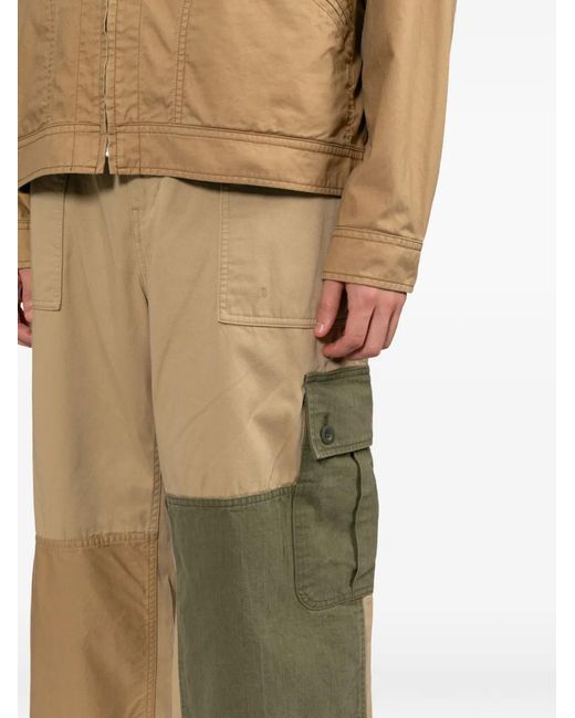 Comme des Garçons Natural Patchwork Cargo Trousers for men