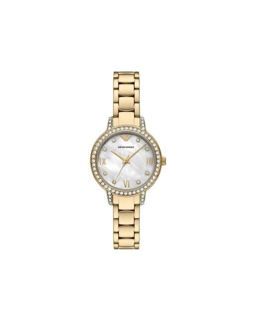 Emporio Armani Three-hand 32mm Metallic