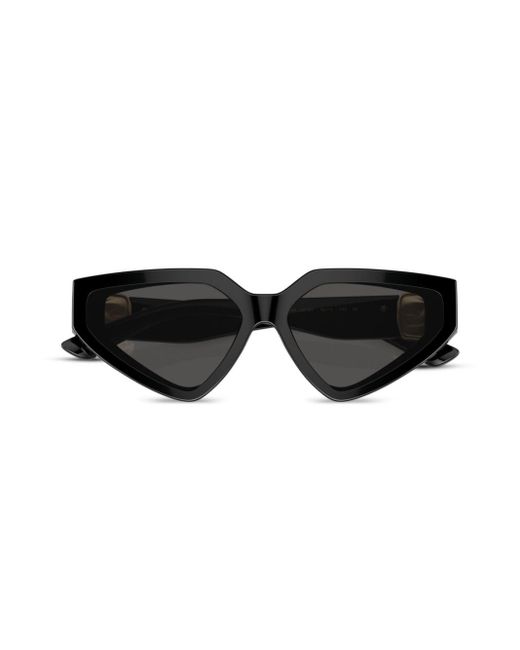 Dolce & Gabbana Black Precious Cat-eye Sunglasses