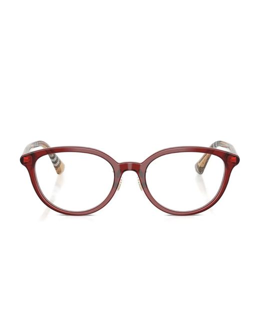 Burberry Brown Round-Frame Glasses