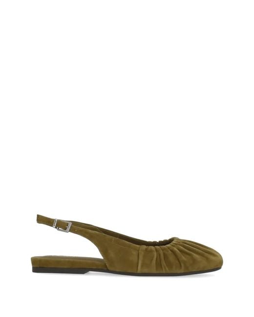 Ash Green Bibi Slingback Ballet Flats