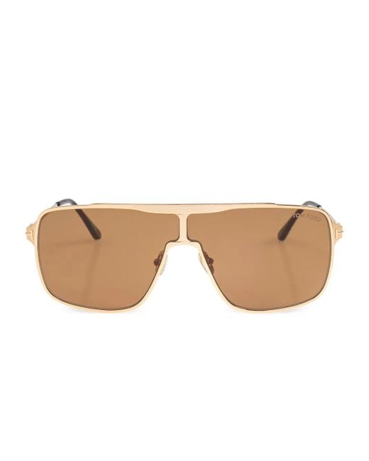 Tom Ford Pink Zappa Geometric-Frame Sunglasses