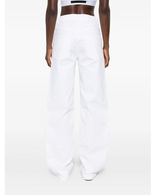 MEDEA White Straight-Leg Jeans