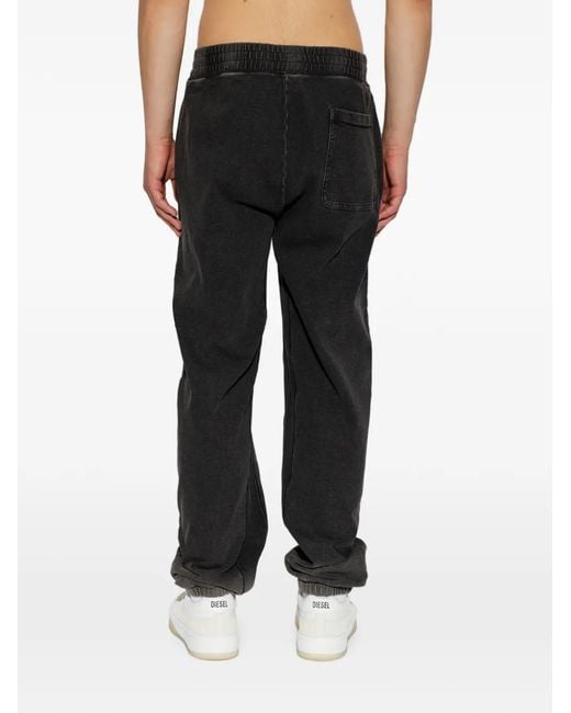 DIESEL Black P-Crox Track Pants for men