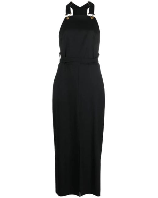 Patou バージンウールブレンド ジャンパースカート Black