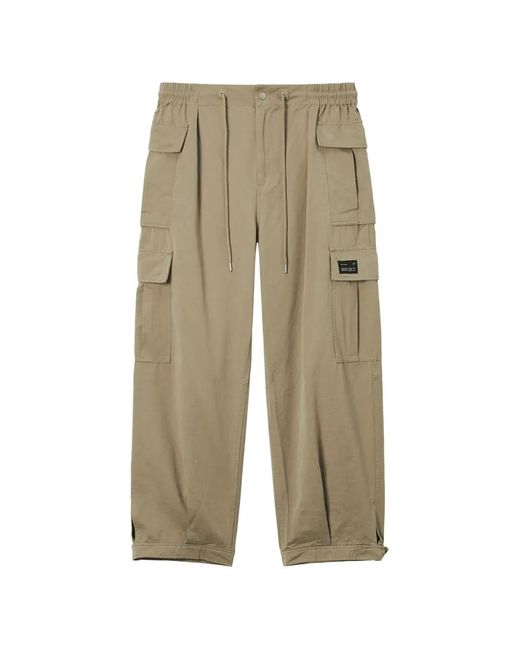 FIVE CM Natural Multi-Pocket Drawstring Cargo Pants for men