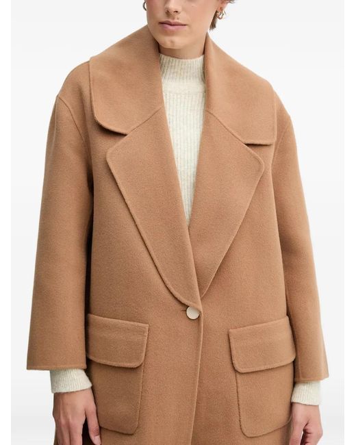 Hale Bob Natural Bob Single-Breasted Coat