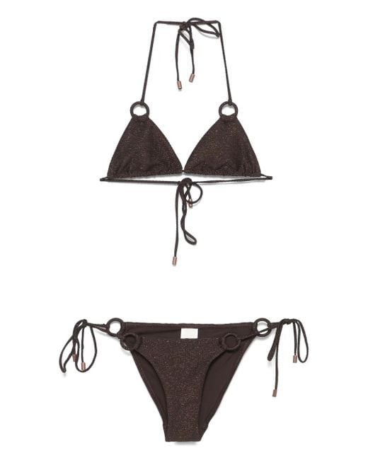 Zimmermann White Coco Texture Ring Bikini