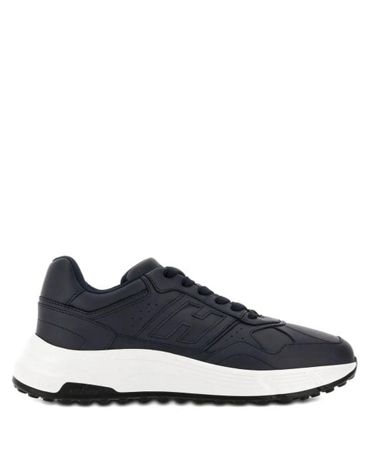 Hogan Blue Lace-Up Sneakers With Padded Ankle Support for men