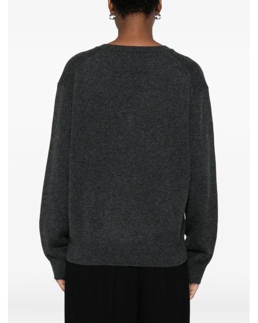 メンズ DUNST V-neck Sweater Black