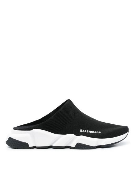 Balenciaga Speed Ml Slip-on Sneakers in Black for Men | Lyst