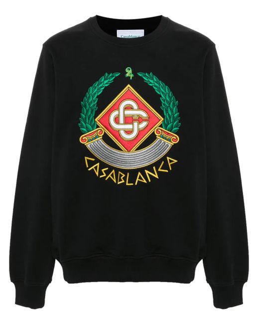 Casablanca Sweatshirt Mit Casa Crest-Stickerei in Black für Herren