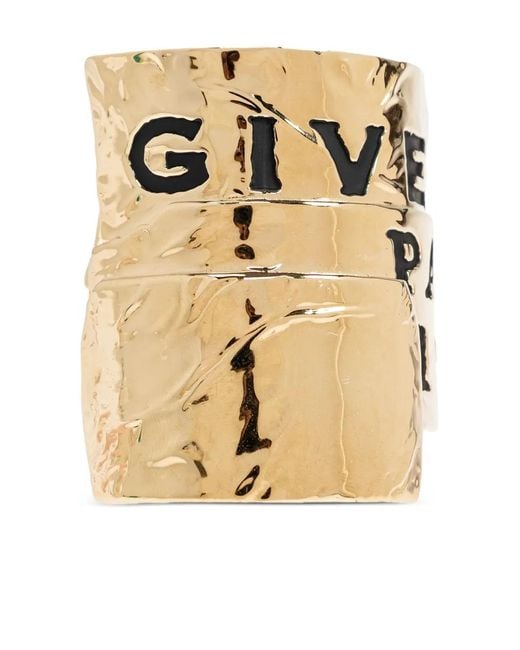 Givenchy Tape Armband in het Metallic