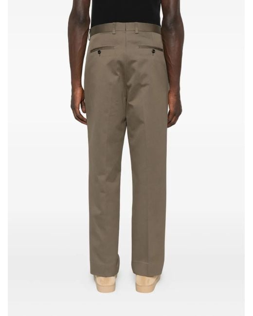 BE ABLE Gray Pleated Trousers for men